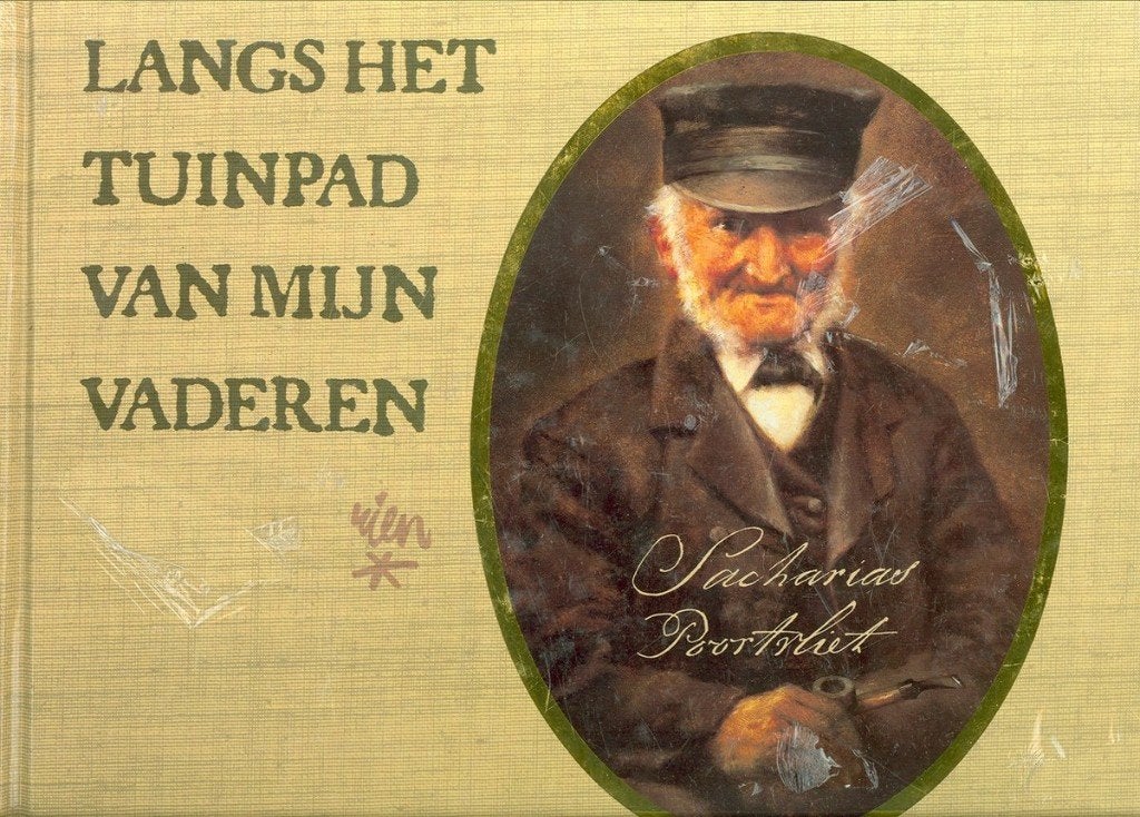 Langs Het Tuinpad Van Mijn Vaderen door Rien Poortvliet, Boeken, Ophalen of Verzenden, Zo goed als nieuw, Rien Poortvliet, Prentenboek