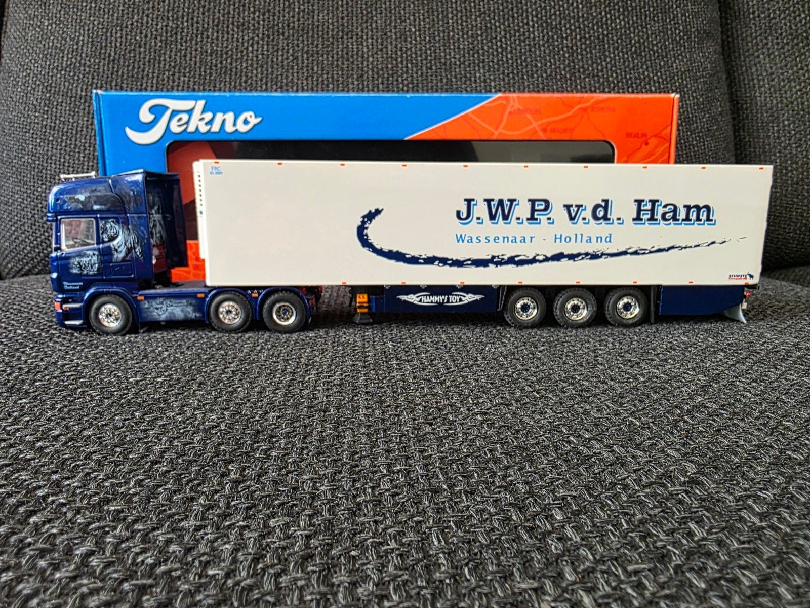 Scania R500 V8 J.W.P. v.d.Ham Wassenaar Tekno, Ophalen of Verzenden, Zo goed als nieuw, Bus of Vrachtwagen, Tekno