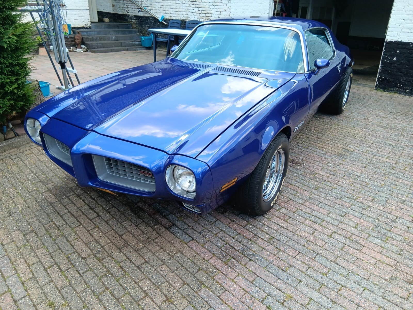 Pontiac Firebird 350  7.5  AUT 1973 Blauw, Automaat, 7450 cc, 8 cilinders, Blauw