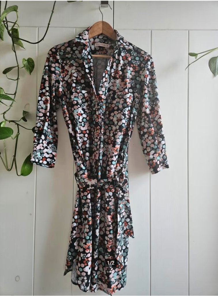 Nieuw: jurkje ¾ mouwen; Studio Anneloes maat Medium, Maat 38/40 (M), Studio Anneloes, Meerkleurig, Nieuw
