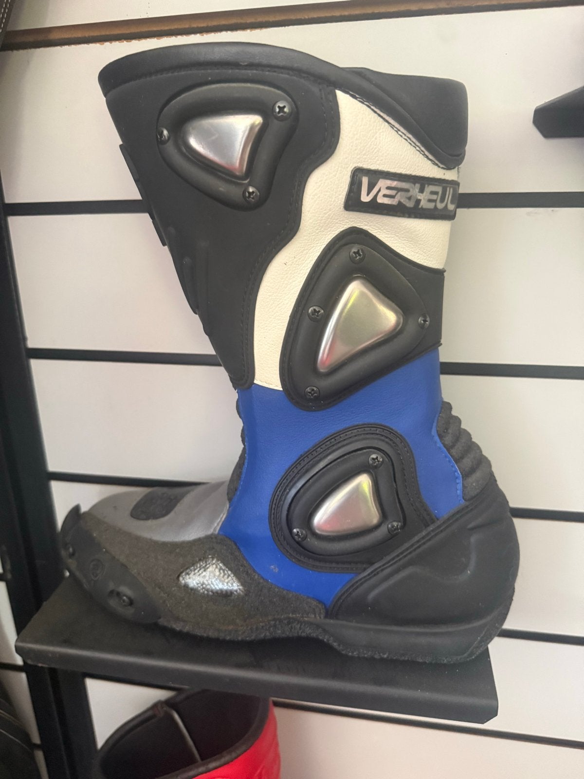 Verheulleathers GP Titanium Motorlaarzen, Motoren, Ophalen of Verzenden, Tweedehands, Heren, Laarzen