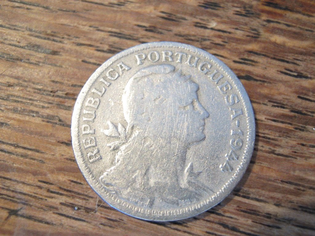 Neutraal-Portugal 50 Centavos 1944, WW2 #356, Ophalen of Verzenden, Overige landen, Losse munt