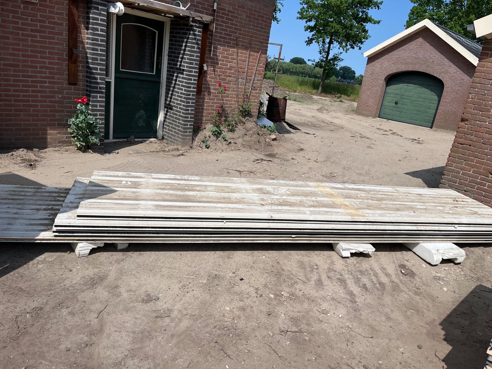 B-keus sandwichpanelen 6cm, Ophalen, 4 tot 8 cm, Gebruikt, Hardschuim (Pir)