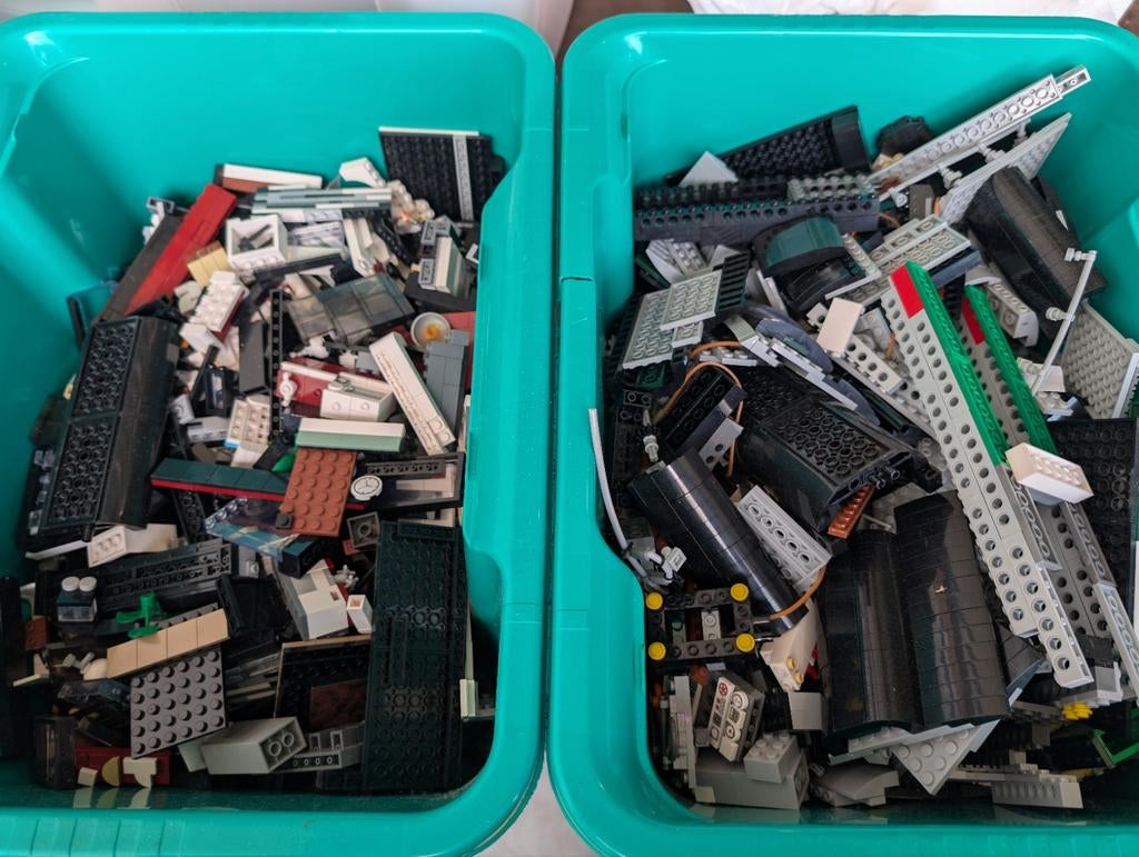 Grote partij nep LEGO blokken - diverse kleuren en maten, Ophalen, Gebruikt, Overige merken