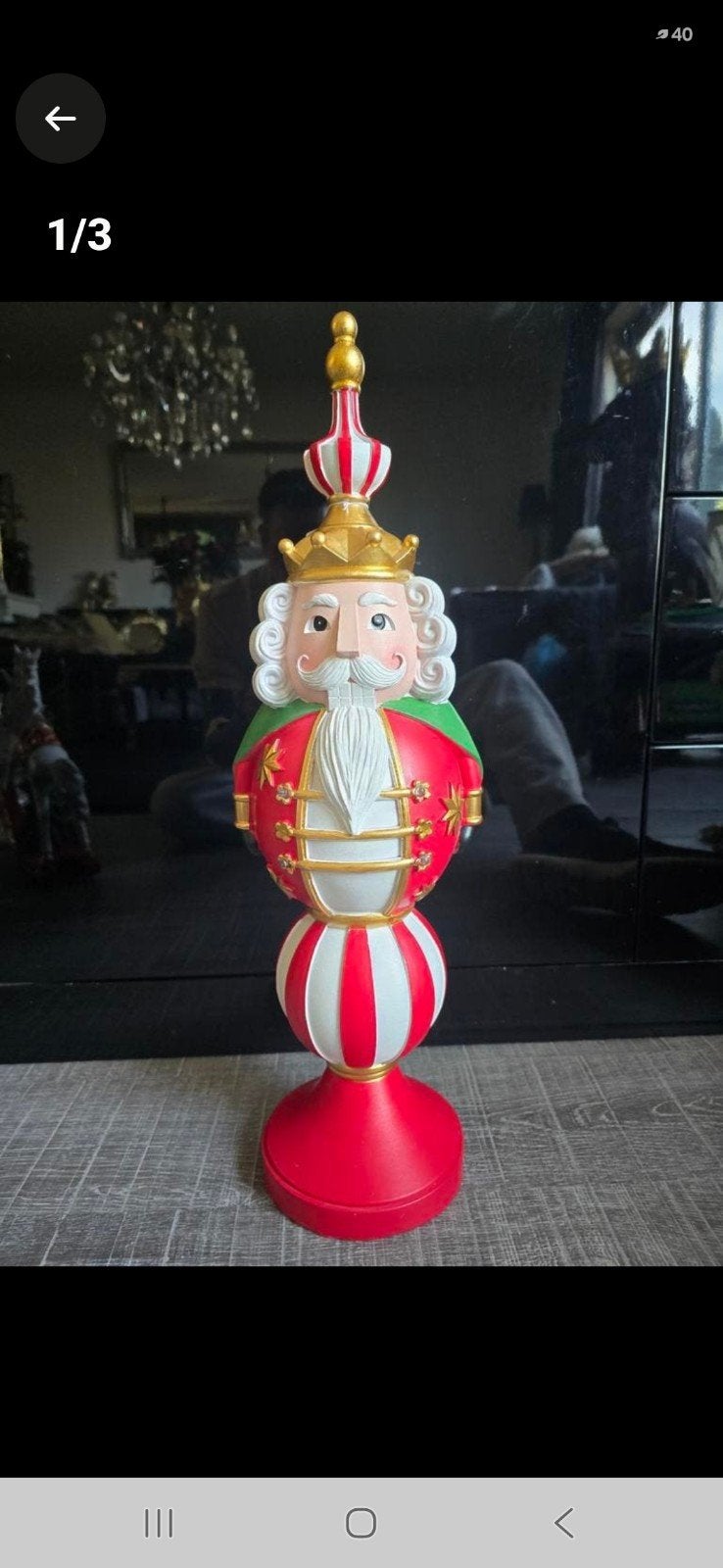 Prachtige notenkraker met verlichting, Diversen, Kerst, Ophalen of Verzenden, Nieuw