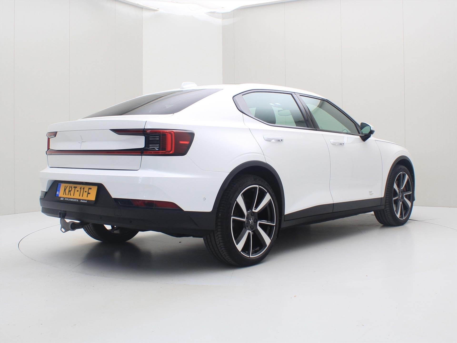 Polestar 2 Standard Range Single Motor 224PK 92% SoH [ PILOT, Auto's, Stof, Gebruikt, Zwart, Wit