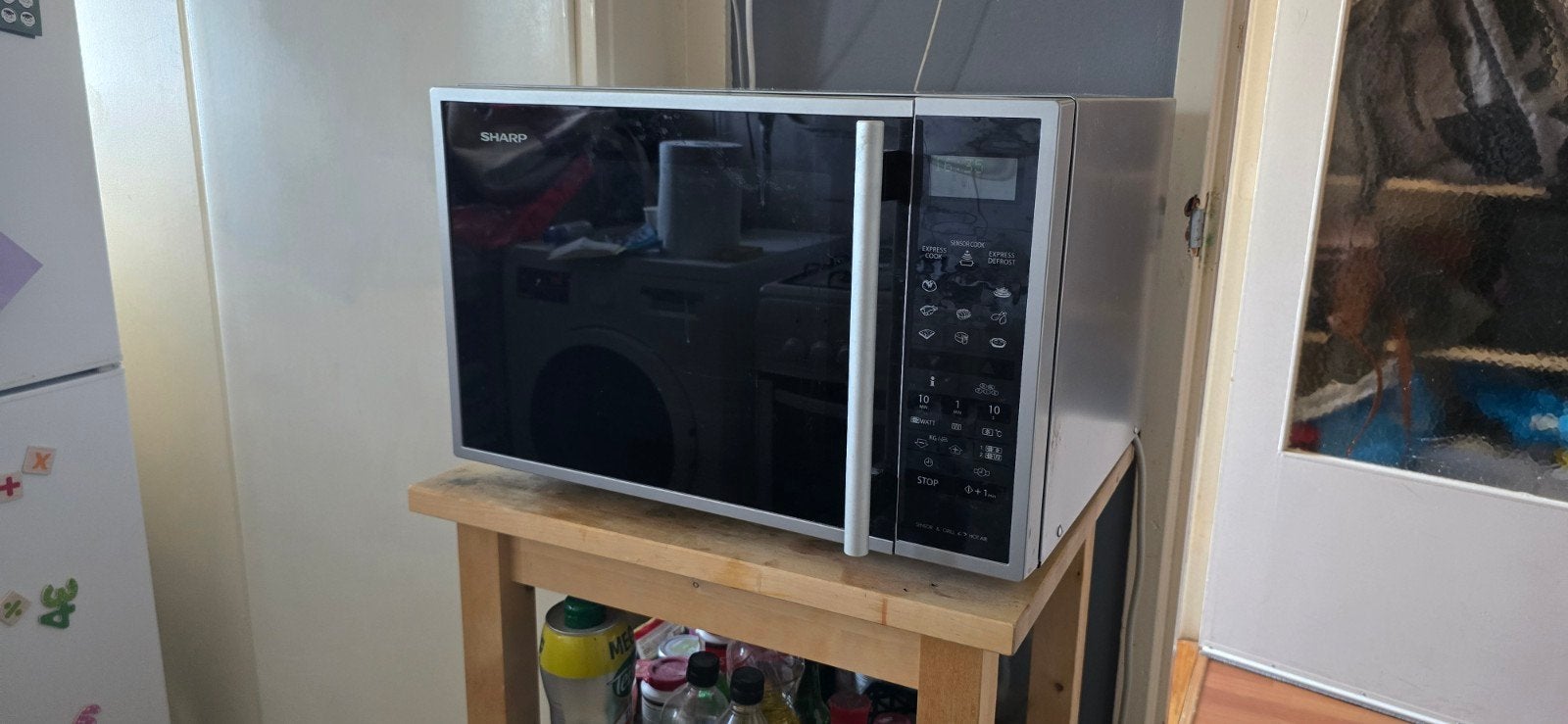 Sharp R-969 combi magnetron, Ophalen, Gebruikt