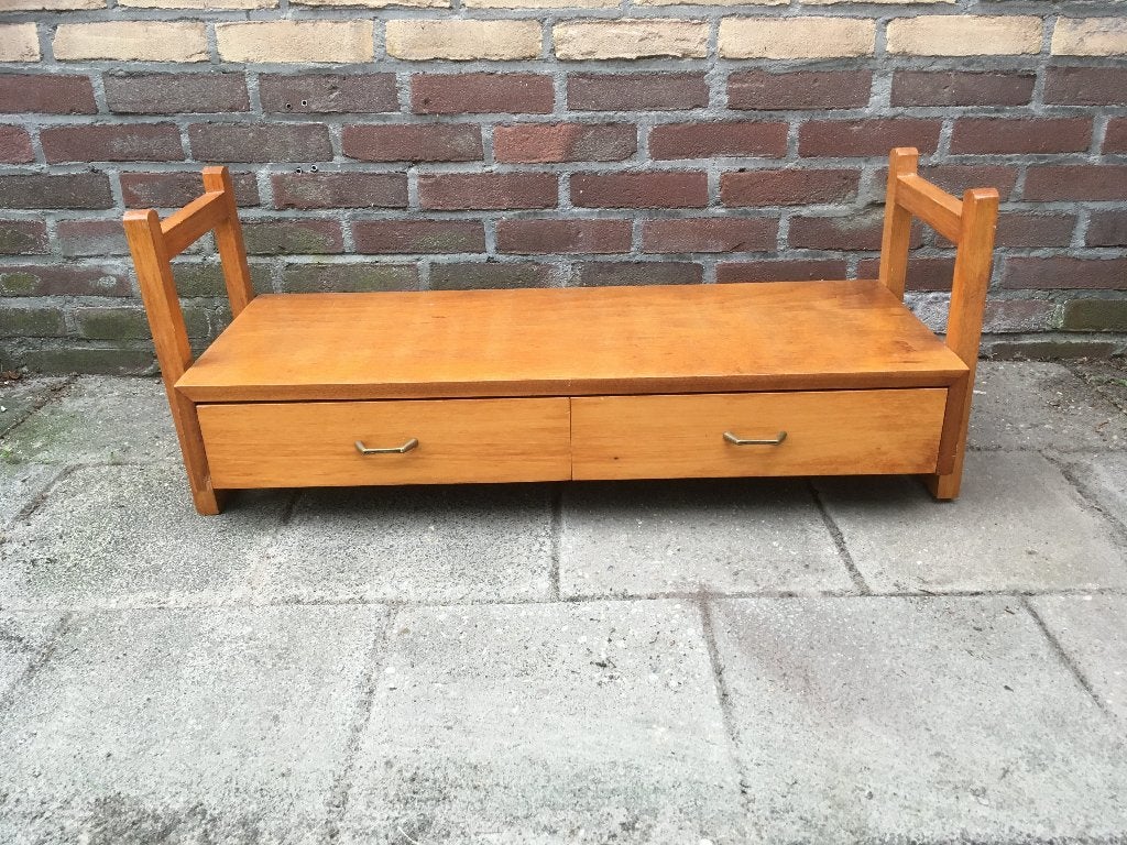 Uniek vintage ladenkastje, Ophalen, Gebruikt, 1 of 2 laden, Vintage