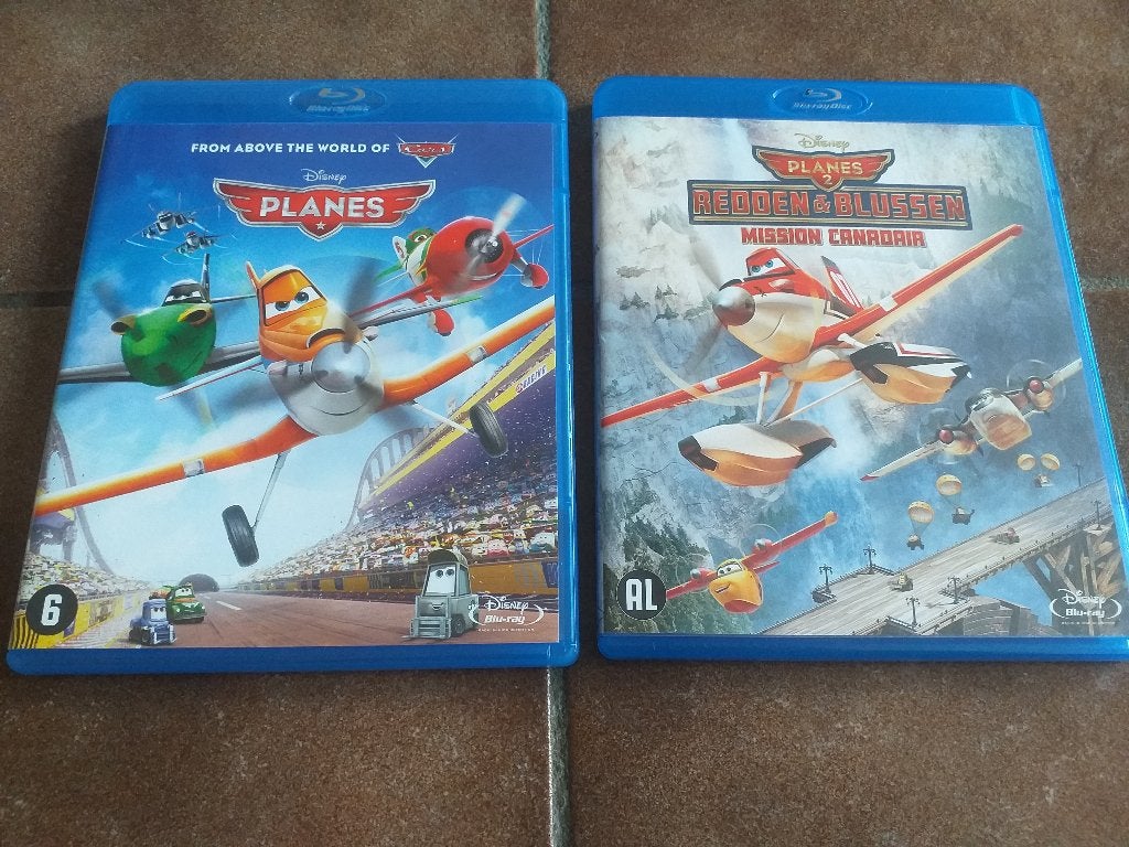 Planes 1 + 2 Bluray, Cd's en Dvd's, Blu-ray, Ophalen of Verzenden, Zo goed als nieuw, Tekenfilms en Animatie