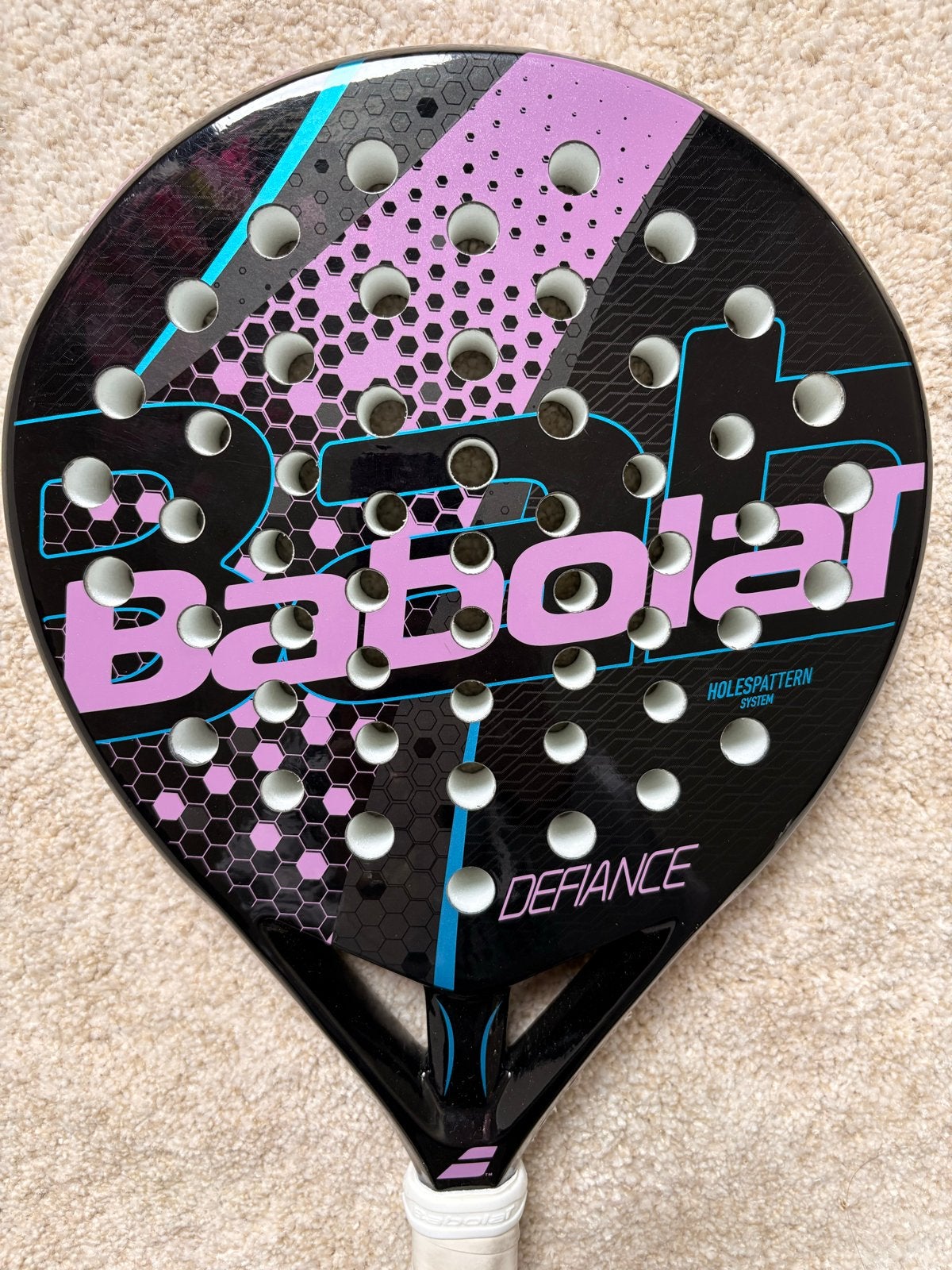 Babolat Padelracket + 4 Padelballen - Zo goed als n, Sport en Fitness, Ophalen of Verzenden, Zo goed als nieuw, Padelracket