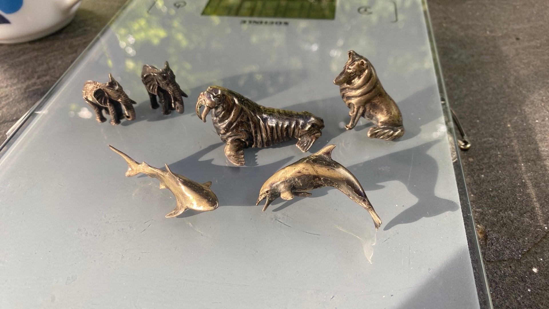 Zilveren miniatuur dieren, Ophalen of Verzenden, Zilver