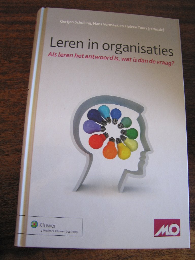 Leren in organisaties Gertjan Schuiling, Boeken, Ophalen of Verzenden, Alpha, Zo goed als nieuw, HBO