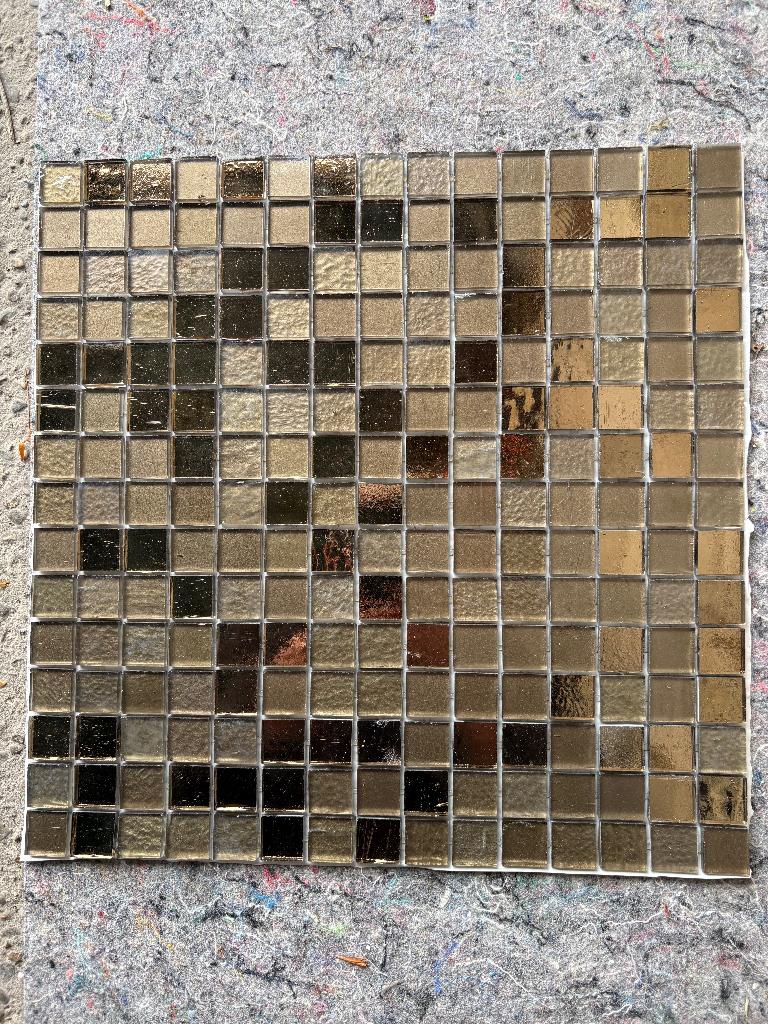 Tegelmozaiek op kunststof matjes afm:31x31x0,5cm voor wand., Doe-het-zelf en Verbouw, Tegels, Ophalen, Overige materialen, Wandtegels