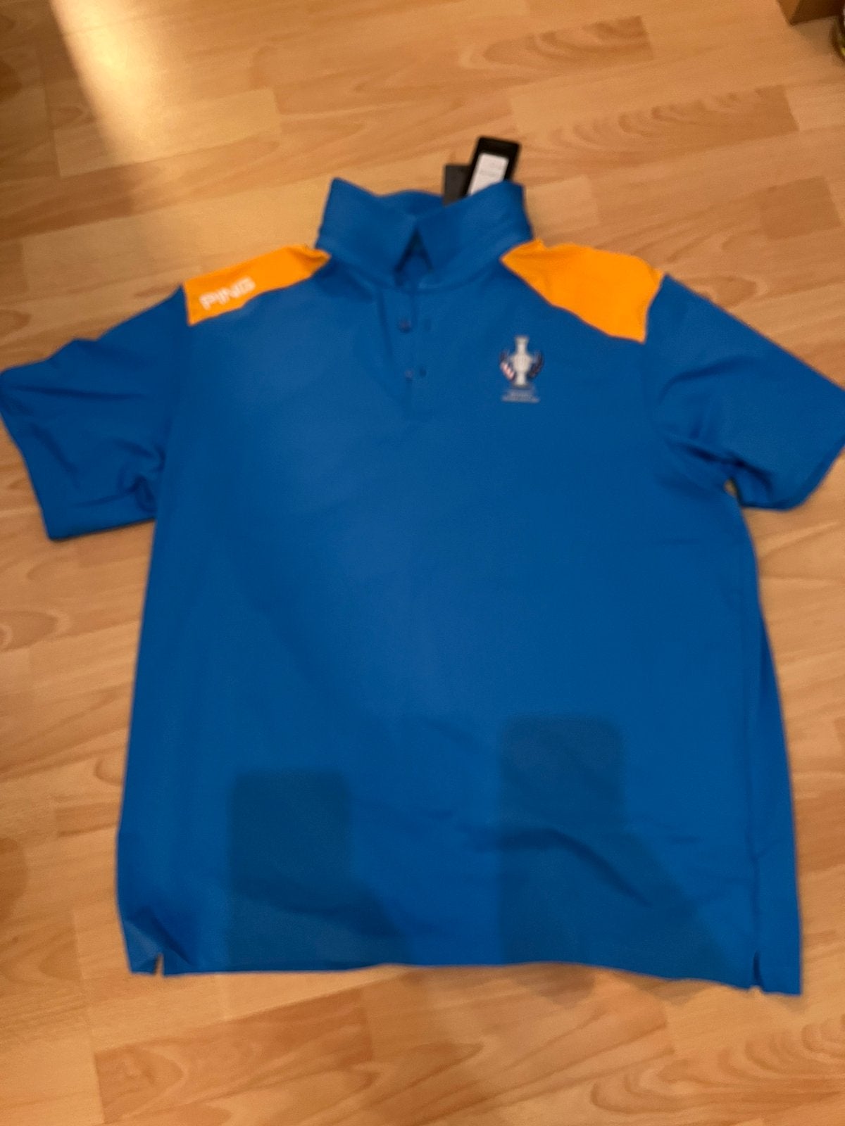 Ping Polo Solheim Cup xxxl, Kleding | Heren, Blauw, Wandelen of Outdoor, Nieuw, Overige maten