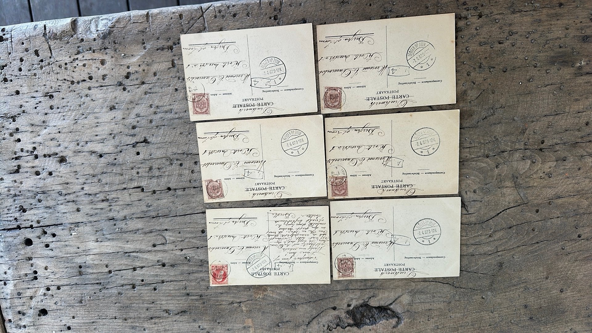 1907 ansichtkaarten 6x Antwerpen Zoo, Verzamelen, Verzenden, Voor 1920, Antwerpen