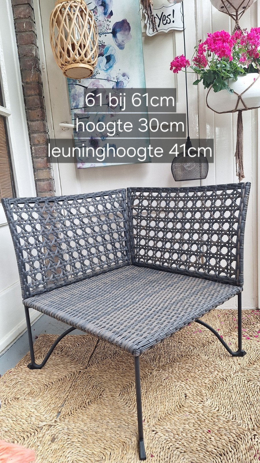 buiten fauteuill Ikea., Tuin en Terras, Ophalen, Gebruikt, Kunststof