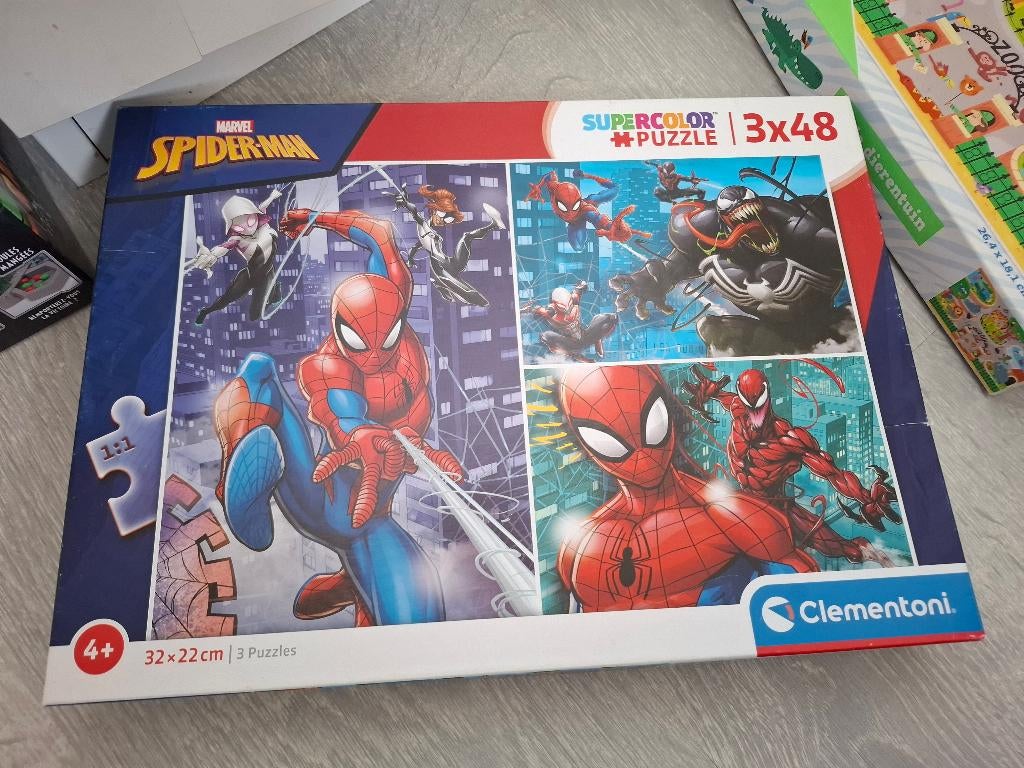 Spiderman puzzel, Ophalen, 10 tot 50 stukjes, Gebruikt