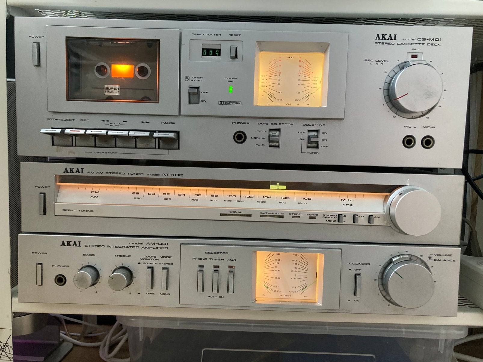 Akai PRO 501 set, Ophalen, Akai