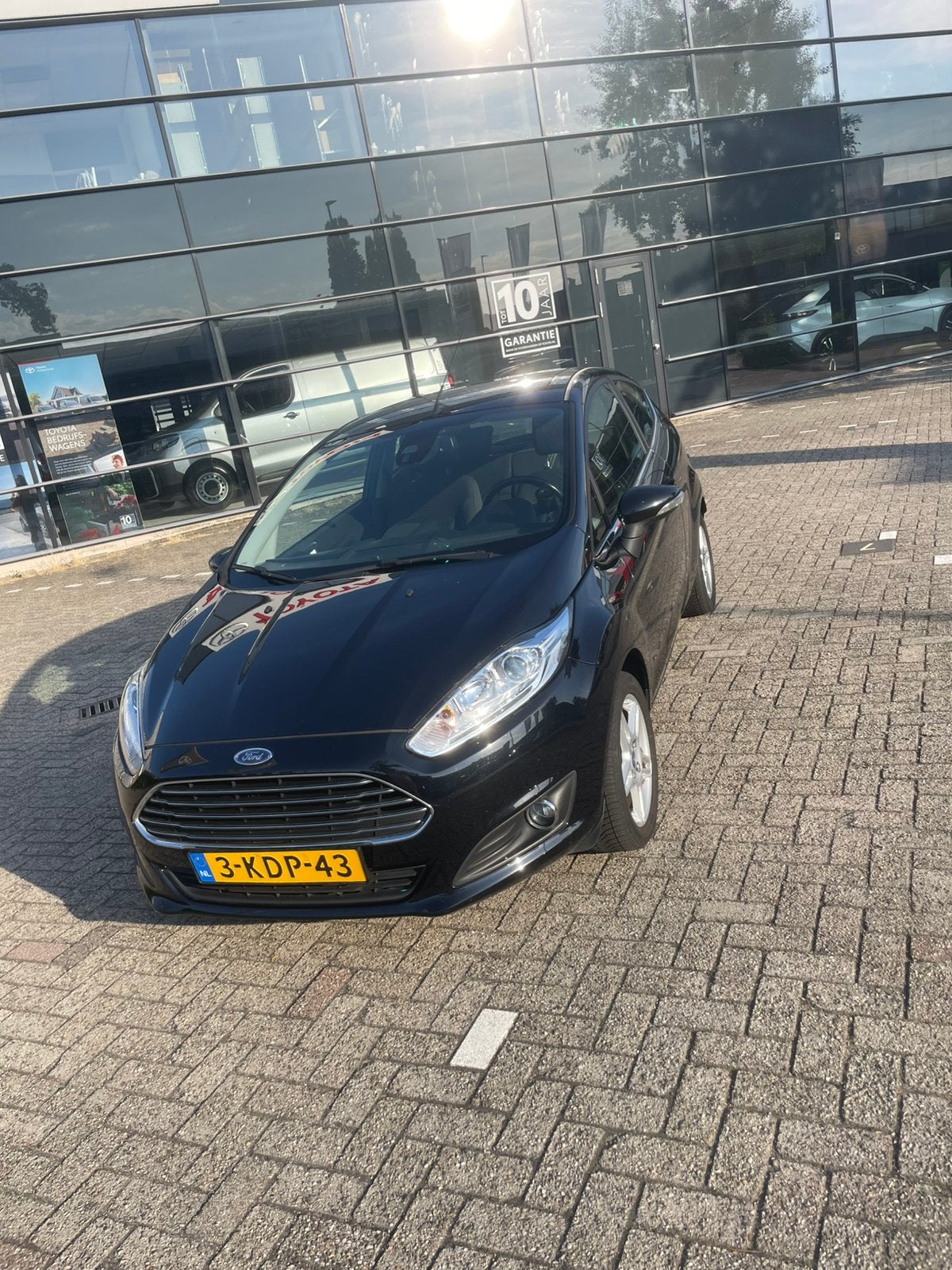 Ford Fiësta 1.0 80PK 3D S/S 2013 Zwart, Auto's, Stof, Origineel Nederlands, Handgeschakeld, Particulier
