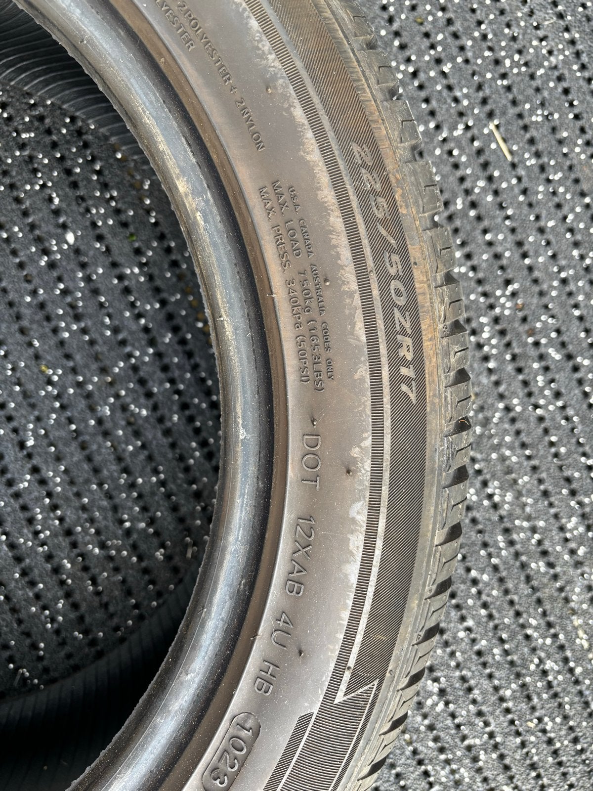 2x Hankook Kinergy 4S2 All Season Runflat banden 225/50R17, Auto-onderdelen, Besturing, Ophalen of Verzenden, Gebruikt