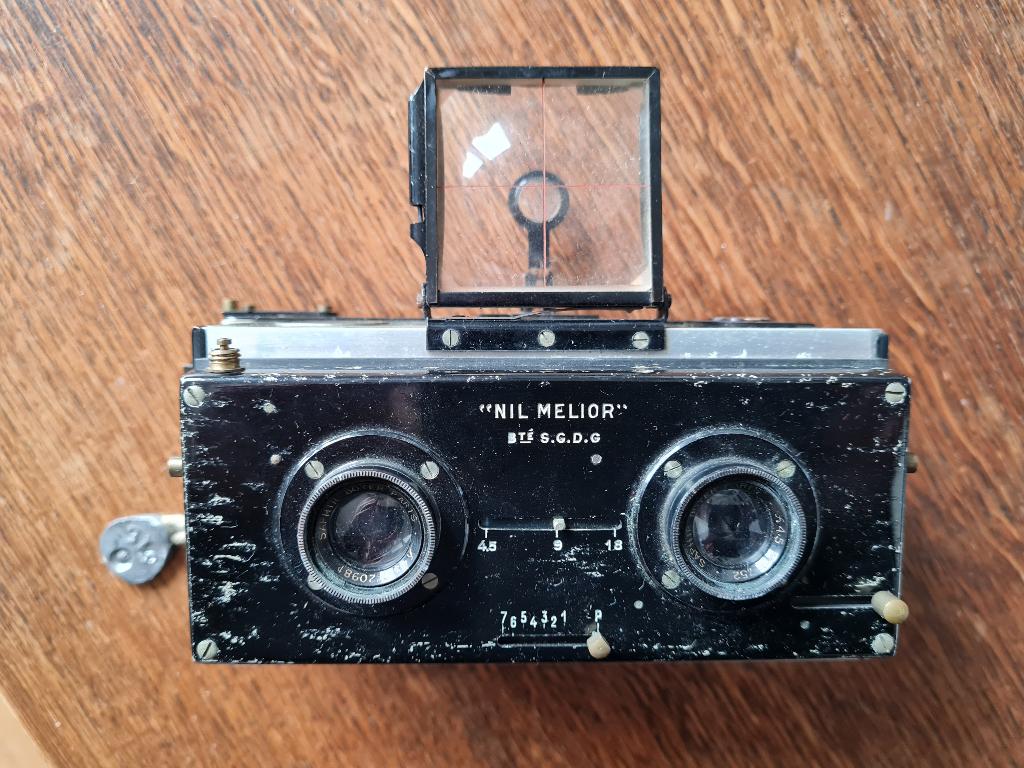 Antieke stereo camera, Ophalen of Verzenden