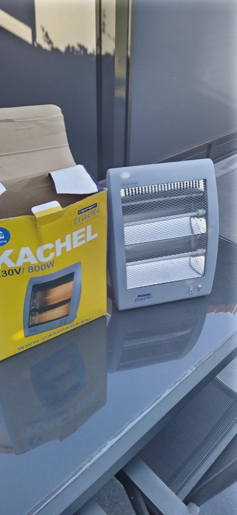 Elektrisch campingkachel 800 watt, Ophalen of Verzenden, Nieuw