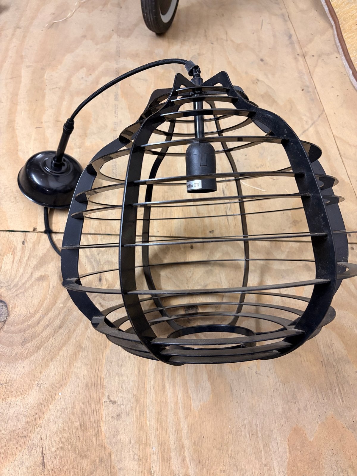 Industriële hanglamp, Ophalen, Gebruikt, Metaal, E27 (groot)