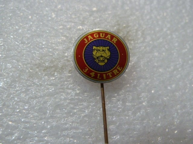 Vintage Jaguar 3.4 Litre Speldje/Pin, Ophalen of Verzenden, Gebruikt, Merk, Speldje of Pin