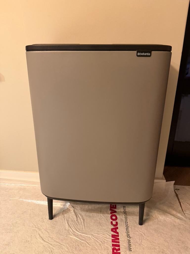 Brabantia Bo Touch Bin Hi 2x 30 liter, Ophalen, Zo goed als nieuw, Kunststof, 75 cm of meer