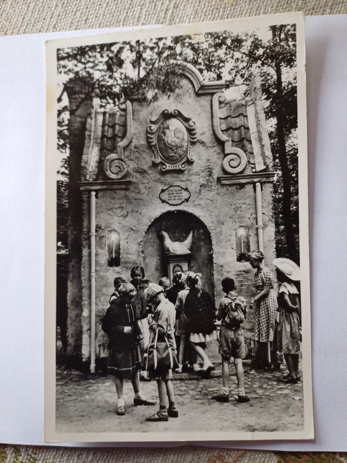 Efteling oude kaart kip, Ophalen of Verzenden