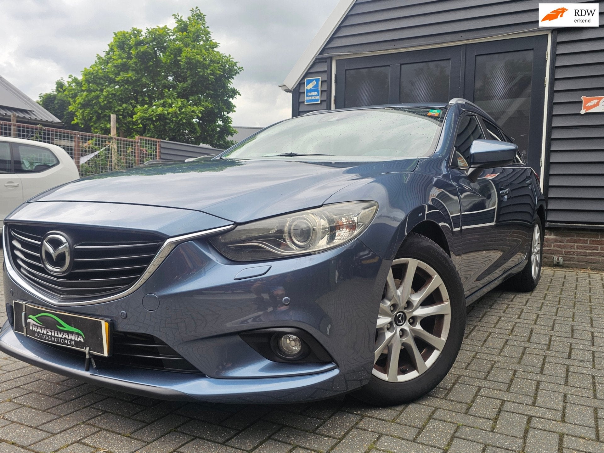 Mazda 6 Sportbreak 2.2D SkyActiv-D 150 Skylease Drive, Auto's, Dealer onderhouden, Gebruikt, Euro 6, 4 cilinders