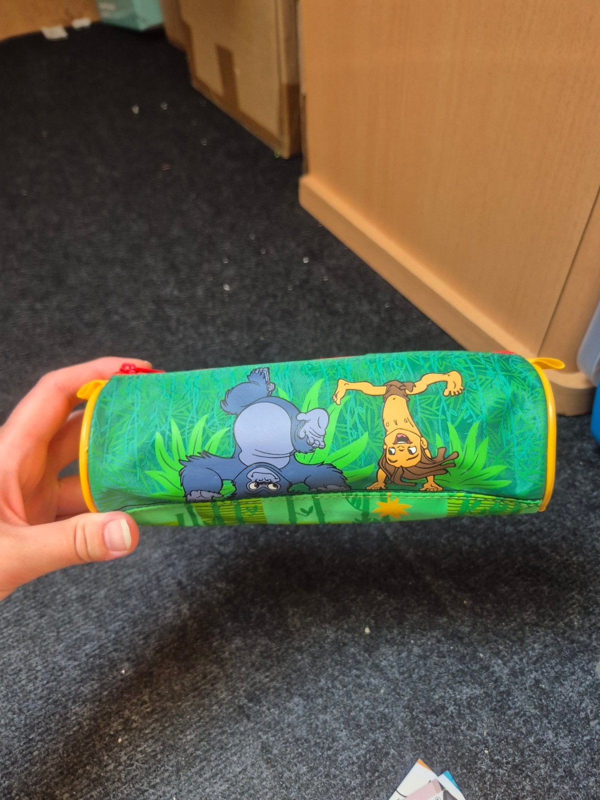 Disney tarzan etui, Verzamelen, Ophalen of Verzenden, Gebruikt, Beeldje of Figuurtje