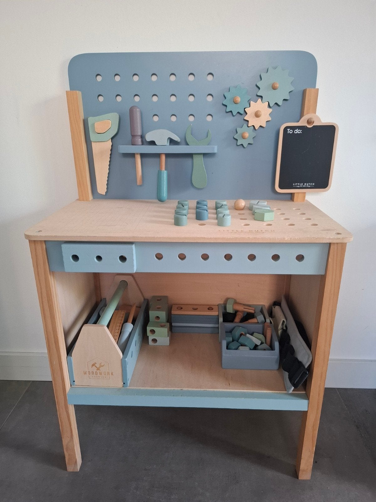 Little Dutch Houten Werkbank - Speelgoed, Ophalen, Zo goed als nieuw, Bouwen