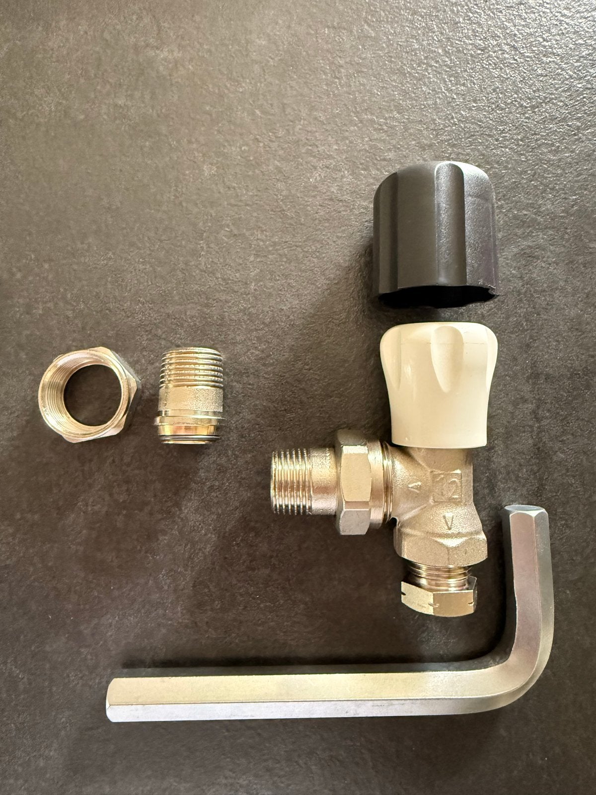 Radiatorafsluiter - HERZ - haaks 1/2”, Doe-het-zelf en Verbouw, Minder dan 30 cm, Radiator, Nieuw, Minder dan 60 cm