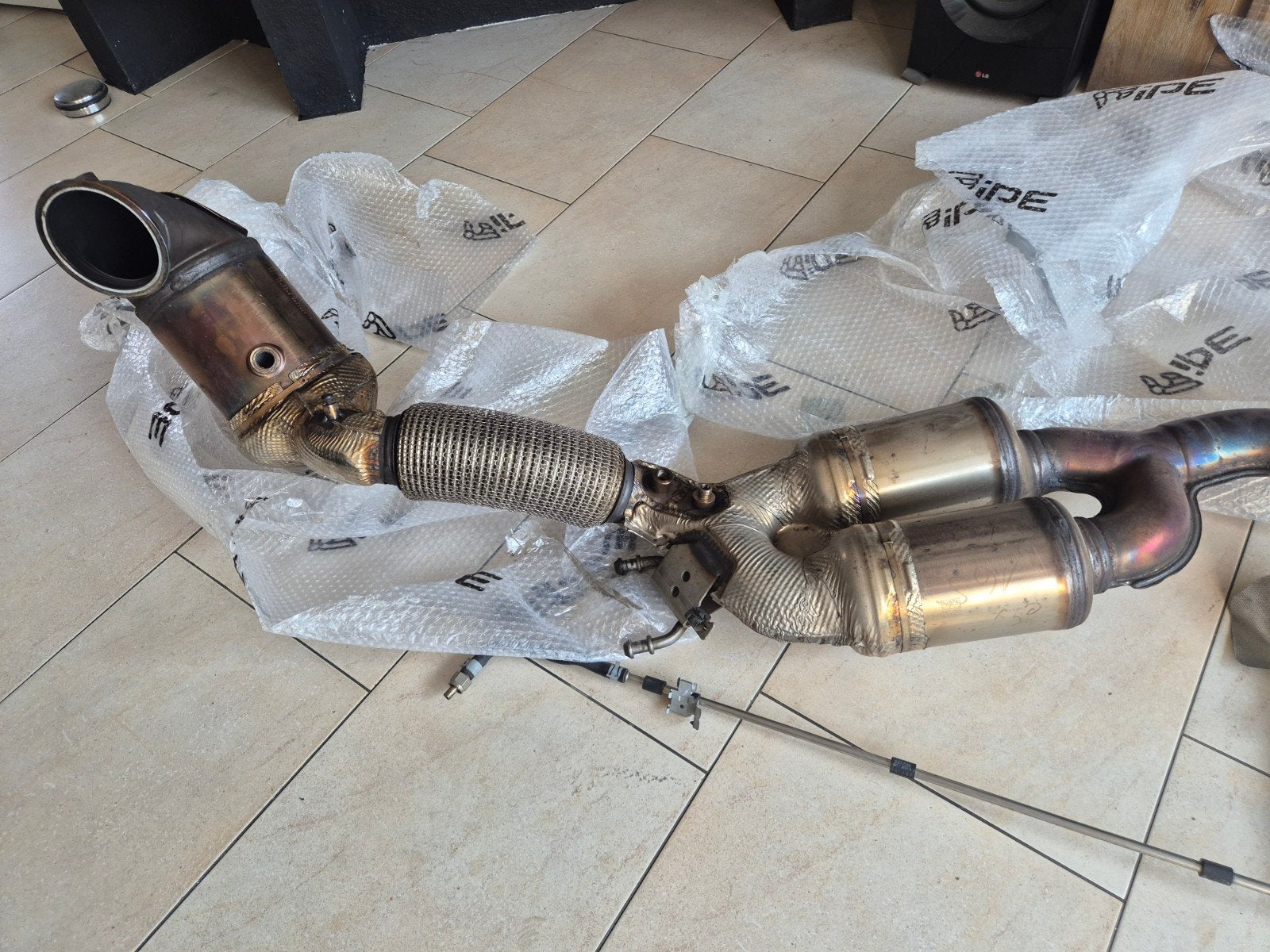 Audi S3 8Y/Golf 8R originele downpipes en inlaat, Ophalen, Audi