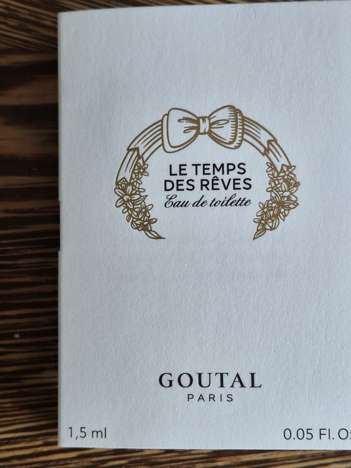 Goutal Le Temps des Rêves Eau de Toilette - 1,5 ml sample, Verzenden, Nieuw