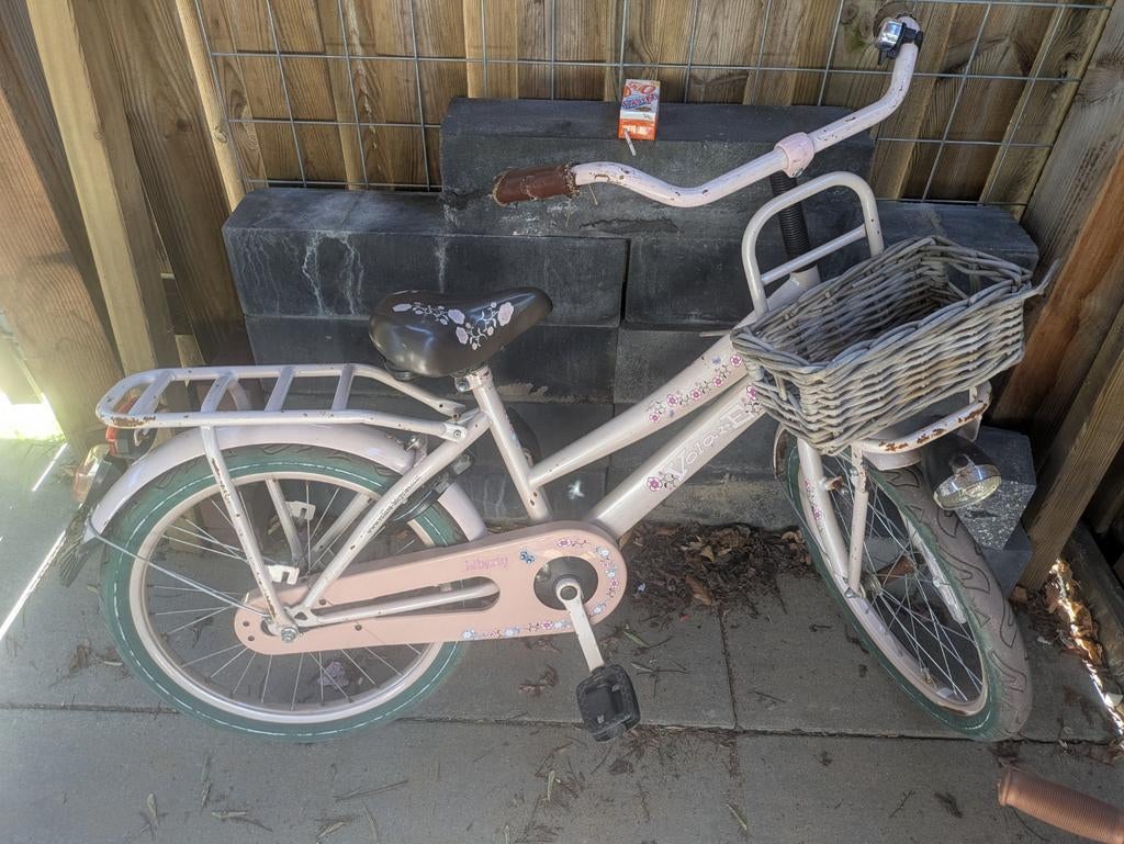 Roze kinderfiets met mandje - Liberty, Ophalen