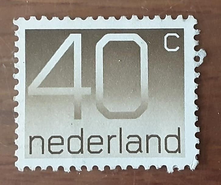 Postzegel 40 cent NL Postfris, Ophalen of Verzenden