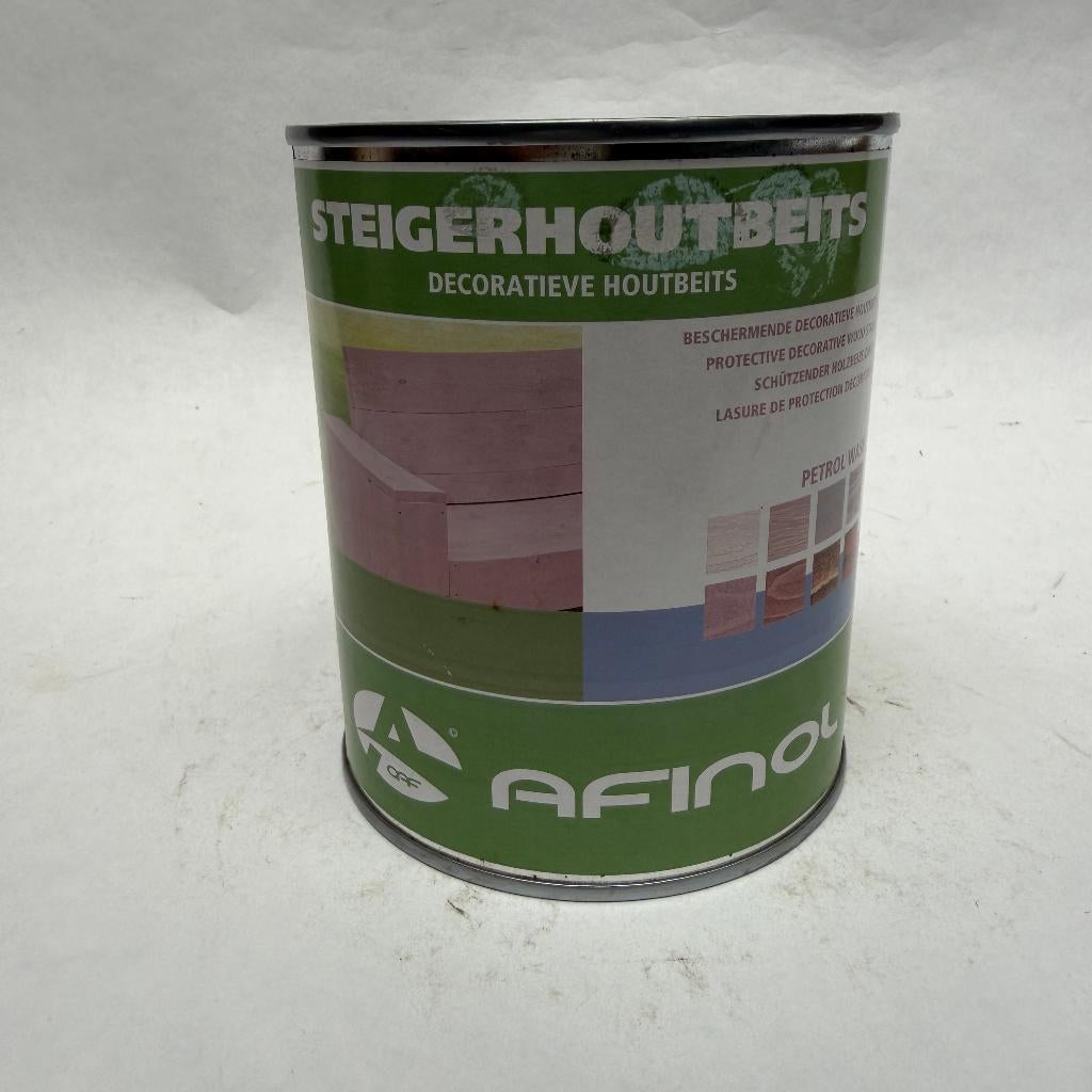 Afinol Steigerhoutbeits Hout Beits Lak Petrol Wash 750ml, Overige kleuren, Nieuw, Beits, Afinol