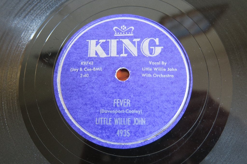 Little Willie John Fever 78rpm 78 toeren jukebox wurlitzer, Gebruikt, 10 inch, Pop, Ophalen of Verzenden