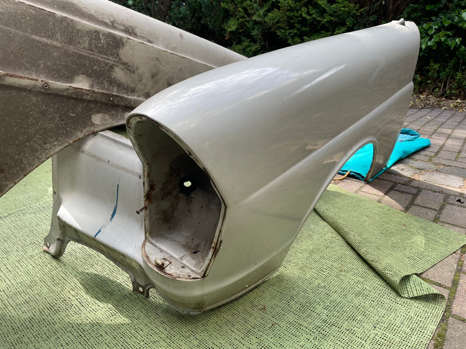 Voorscherm Mercedes W111, Ophalen, Gebruikt, Rechts, Spatbord