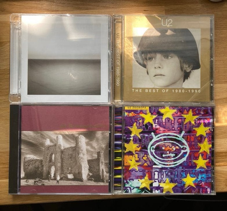 Bundel U2 CD collectie 4 cd’s, Rock, Ophalen of Verzenden, Zo goed als nieuw, Inclusief doosje