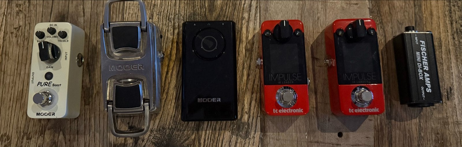 Gitaarpedalen bundel: Boost, volume, DI, IR loaders, Multi, Ophalen of Verzenden, Zo goed als nieuw, Multi-effect