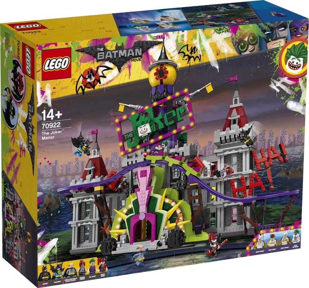LEGO BATMAN MOVIE The Joker landhuis - 70922, Overige thema's, Nieuw, Ophalen of Verzenden, Complete set