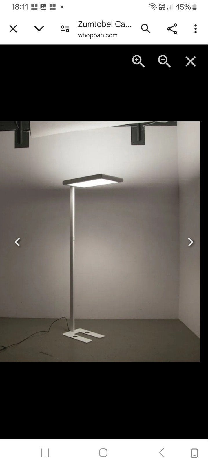 Zumtobel lamp, Ophalen, Zo goed als nieuw, 150 tot 200 cm