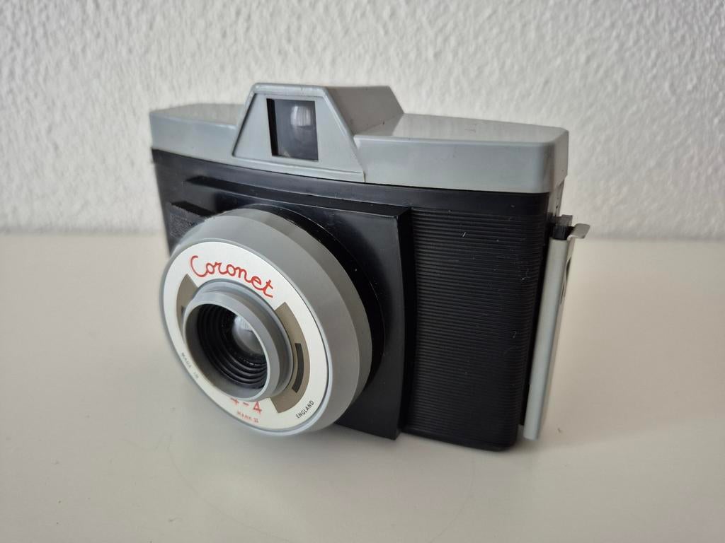 Coronet Mark II Camera - Vintage Boxcamera, Audio, Tv en Foto, Fotocamera's Analoog, Ophalen of Verzenden, Gebruikt, Compact, Overige Merken