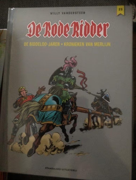 Kronieken van Merlijn de rode ridder hc k5, Eén stripboek, Ophalen of Verzenden, Zo goed als nieuw