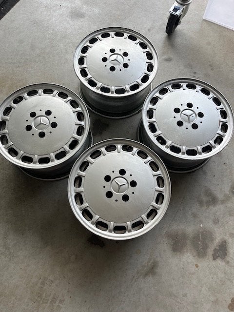 W126 velgen 15 inch, Ophalen