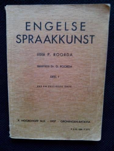 P. Roorda - Engelse Spraakkunst, deel 1, Ophalen of Verzenden, Gelezen, P. Roorda