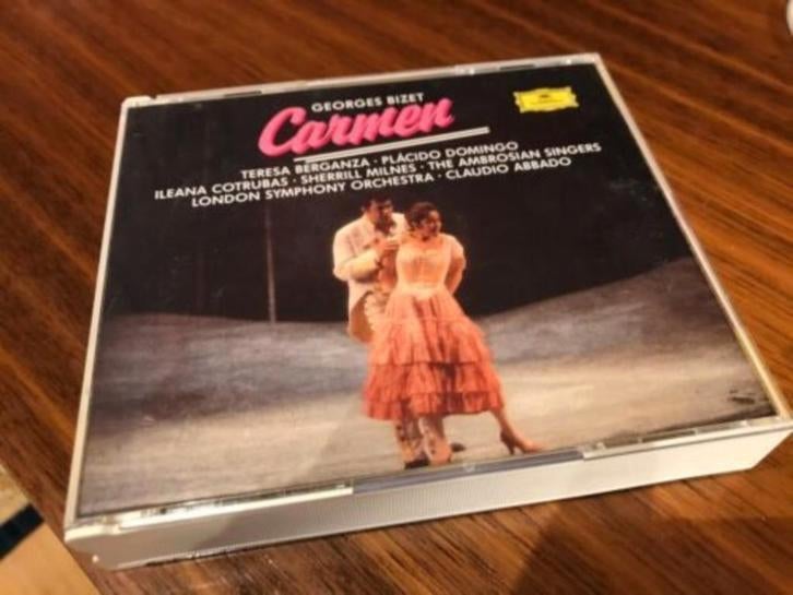 Bizet - Carmen (3cd) Abbado Deutsche Grammophon, Ophalen of Verzenden, Zo goed als nieuw, Romantiek, Boxset